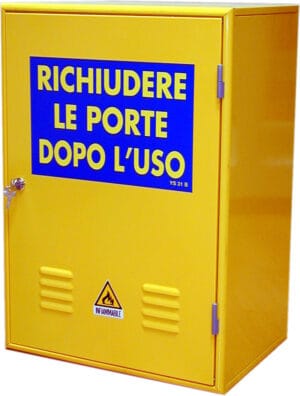 ARMADIETTO DI SICUREZZA PER PRODOTTI INFIAMMABILI