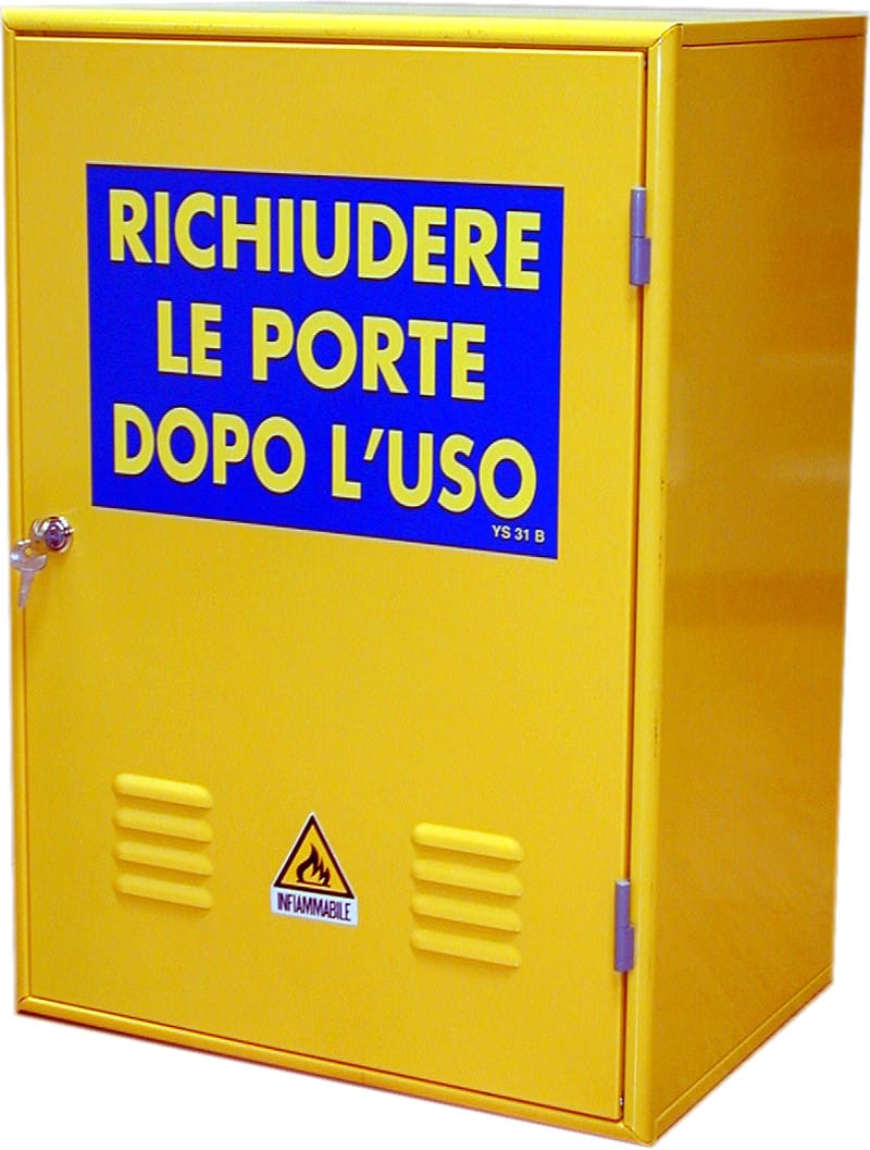 ARMADIETTO DI SICUREZZA PER PRODOTTI INFIAMMABILI